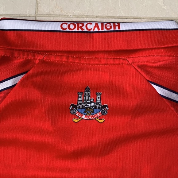 Maillot de football gaélique authentique CORCAIGH GAA en liège maillot